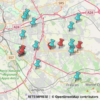 Mappa Via dei Torraccio di Torrenova, 00133 Roma RM, Italia (4.90778)