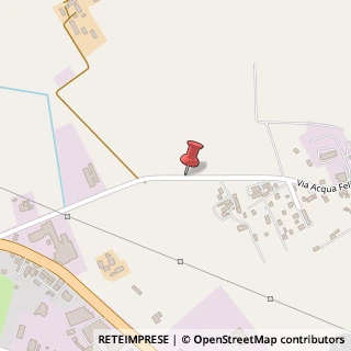 Mappa Via Acqua Felice, 36, 00040 Roma, Roma (Lazio)