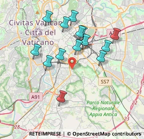 Mappa Via Carlo Conti Rossini, 00147 Roma RM, Italia (3.644)