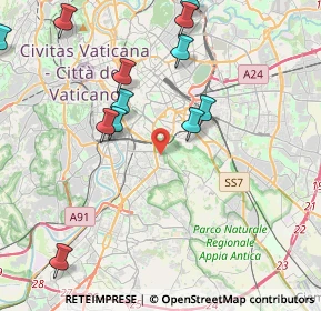 Mappa Via Carlo Conti Rossini, 00147 Roma RM, Italia (5.26769)