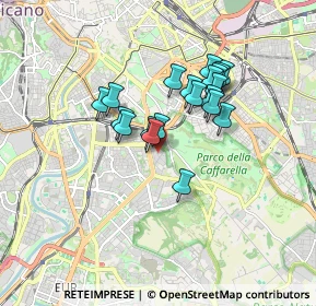 Mappa Via Carlo Conti Rossini, 00147 Roma RM, Italia (1.414)