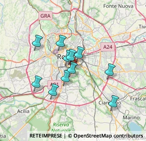 Mappa Via Carlo Conti Rossini, 00147 Roma RM, Italia (5.96636)