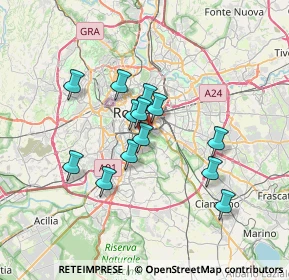 Mappa Via Carlo Conti Rossini, 00147 Roma RM, Italia (5.94923)