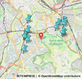 Mappa Via Giovanni Gemelli Careri, 00147 Roma RM, Italia (1.99667)