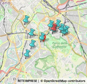 Mappa Via Giovanni Gemelli Careri, 00147 Roma RM, Italia (1.55917)