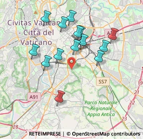 Mappa Via Giovanni Gemelli Careri, 00147 Roma RM, Italia (3.644)
