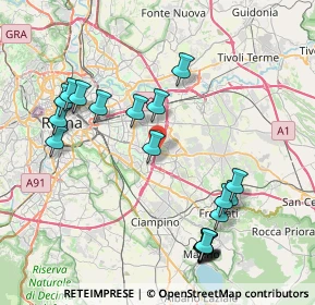 Mappa Giardinetti, 00133 Roma RM, Italia (9.4345)