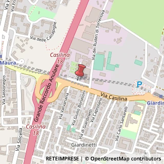 Mappa Via Casilina,  1115, 00133 Roma, Roma (Lazio)