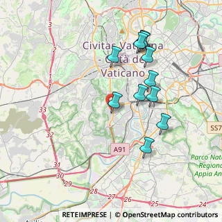 Mappa Largo Girolami Victor Hugo, 00151 Roma RM, Italia (3.80636)