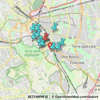 Mappa Via Anzio, 00178 Roma RM, Italia (1.19615)