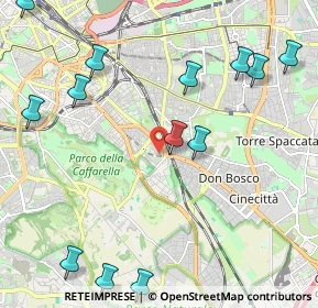Mappa Via Anzio, 00178 Roma RM, Italia (2.91154)