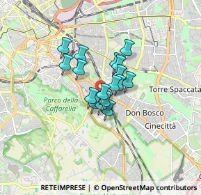 Mappa Via dei castelli romani, 00178 Roma RM, Italia (1.03294)