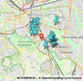 Mappa Via Anzio, 00178 Roma RM, Italia (1.22263)