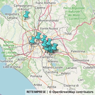 Mappa Via della Fattoria di Torrenova, 00133 Roma RM, Italia (7.74273)