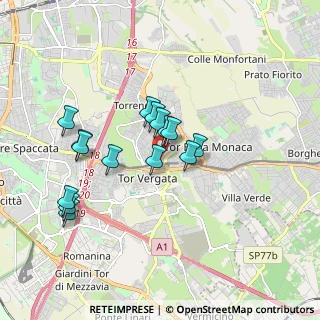 Mappa Via Pietro Pancrazi, 00133 Roma RM, Italia (1.62733)