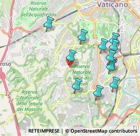 Mappa Via della Casetta Mattei, 00164 Roma RM, Italia (2.0925)
