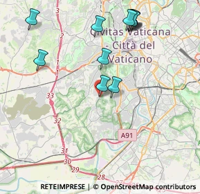 Mappa Via della Casetta Mattei, 00164 Roma RM, Italia (4.61545)