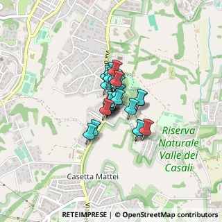 Mappa Via della Casetta Mattei, 00164 Roma RM, Italia (0.224)