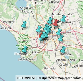 Mappa Via della Casetta Mattei, 00164 Roma RM, Italia (10.10059)