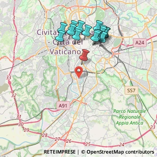 Mappa Via Ippolito Marinoni, 00146 Roma RM, Italia (4.54056)