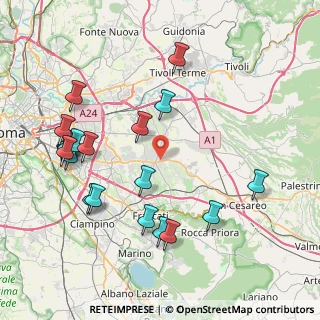 Mappa Via Tortorici, 00132 Roma RM, Italia (9.5725)