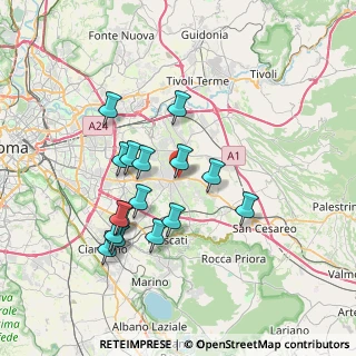 Mappa Via Tortorici, 00132 Roma RM, Italia (7.06625)