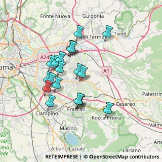 Mappa Via Tortorici, 00132 Roma RM, Italia (6.73)
