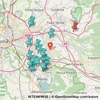 Mappa Via Tortorici, 00132 Roma RM, Italia (7.87882)