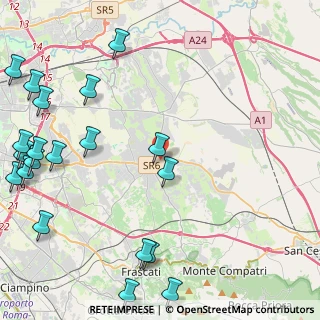 Mappa Via Tortorici, 00132 Roma RM, Italia (6.7725)
