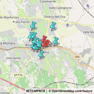 Mappa Via Tortorici, 00132 Roma RM, Italia (1.225)