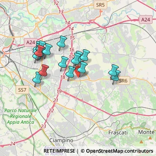 Mappa Via Giuseppe Toraldo 142, 00133 Roma RM, Italia (3.63111)