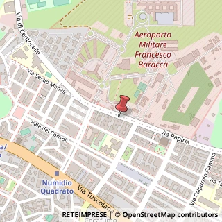 Mappa Via di Centocelle, 610, 00175 Roma, Roma (Lazio)