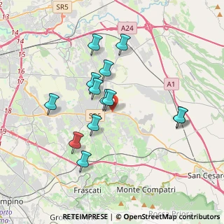 Mappa Via Casilina Km. 20, 00132 Roma RM, Italia (3.56538)