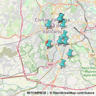 Mappa Vicolo di Val Tellina, 00151 Roma RM, Italia (3.71727)