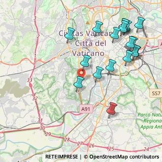 Mappa Vicolo di Val Tellina, 00151 Roma RM, Italia (5.20222)