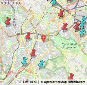 Mappa Via Basilio Brollo, 00154 Roma RM, Italia (3.19063)