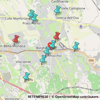 Mappa Via Capaci, 00132 Roma RM, Italia (2.39636)