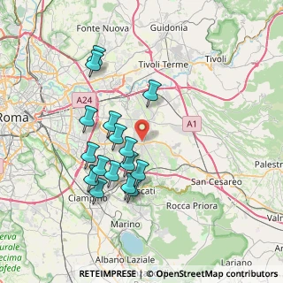 Mappa Via Castellana Sicula, 00132 Roma RM, Italia (7.25063)