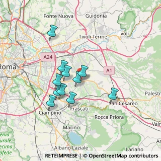 Mappa Via Castellana Sicula, 00132 Roma RM, Italia (6.09)