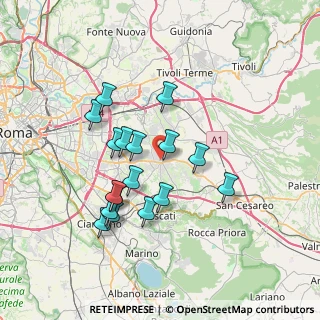 Mappa Via Castellana Sicula, 00132 Roma RM, Italia (6.87529)