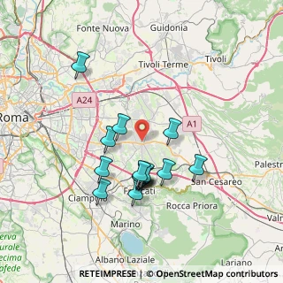 Mappa Via Castellana Sicula, 00132 Roma RM, Italia (6.84067)
