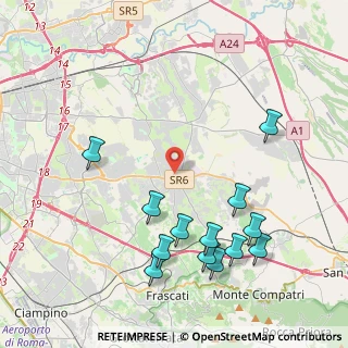Mappa Via Castellana Sicula, 00132 Roma RM, Italia (5.00538)