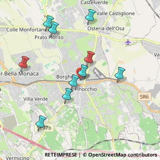 Mappa Via Castellana Sicula, 00132 Roma RM, Italia (2.40727)