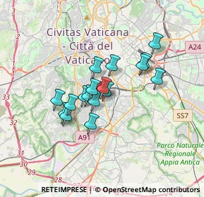 Mappa Via Francesco Grimaldi, 00146 Roma RM, Italia (2.62647)