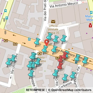 Mappa Via Giuseppe Zamboni, 00146 Roma RM, Italia (0.075)