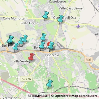 Mappa Via Licodia Eubea, 00132 Roma RM, Italia (2.45267)