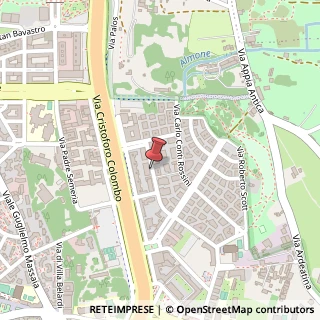 Mappa Via Giacomo Trevis,  47, 00147 Roma, Roma (Lazio)