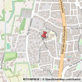 Mappa Via Adolfo Gandiglio,  27, 00151 Roma, Roma (Lazio)