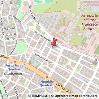 Mappa Via Lucio Calpurnio Bibulo, 40, 00175 Roma, Roma (Lazio)