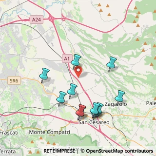 Mappa Via Passo del Mietitore, 00010 Gallicano nel Lazio RM, Italia (4.31417)